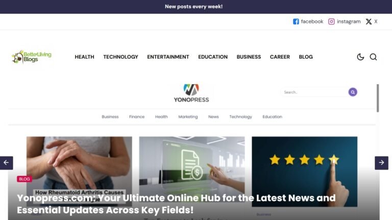 Better Living Blog: Your Ultimate Online Destination for Comprehensive News and Insights